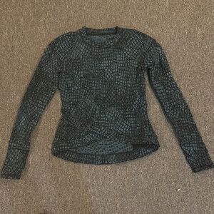lululemon athletica Black Long Sleeve Top